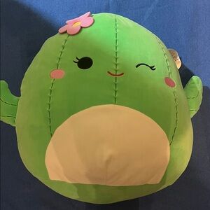 Squishmallows Green and White Stuffed Animal